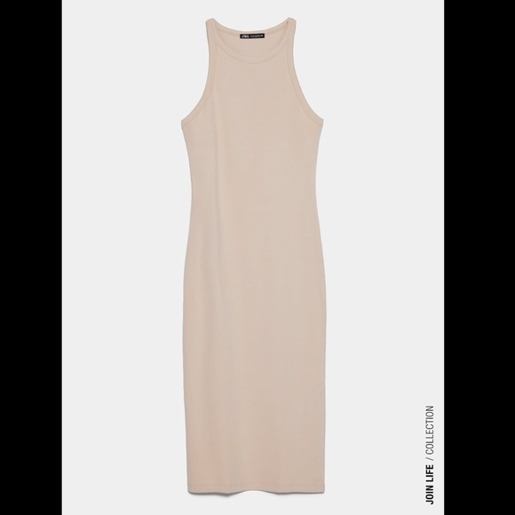 Zara | Dresses | Zara Ribbed Halter 
